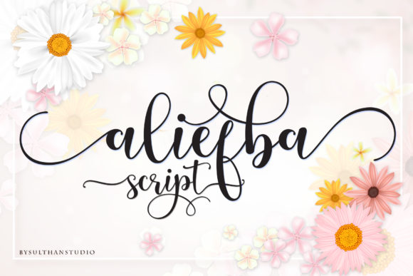 Aliefba: A Modern Calligraphy Font for Creative Projects