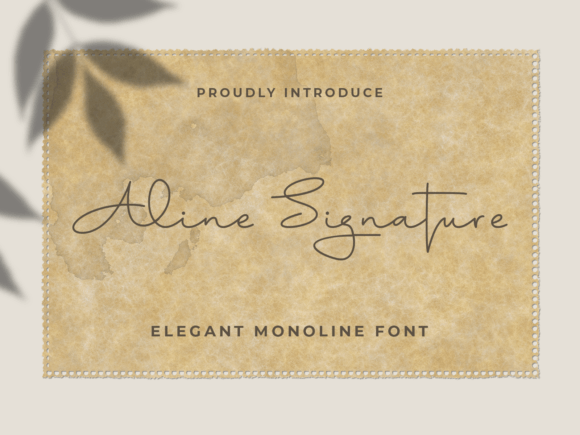 Aline Signature: The Modern Script for Authentic Design