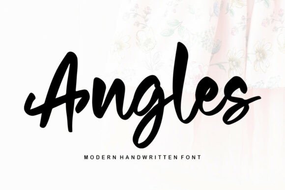 Angles: The Handwritten Font for a Friendly Touch