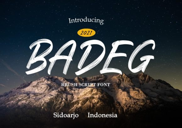 Badeg: A Handwritten Font That Balances Charm and Professionalism