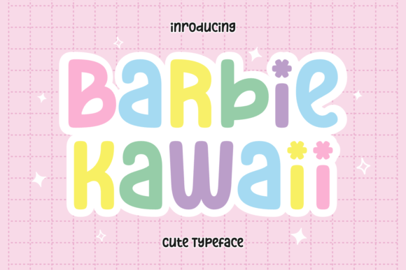 Barbie Kawaii: A Playful Font for Whimsical Design