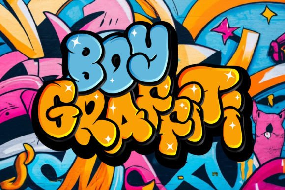 Boy Graffiti: Capturing Urban Energy in Your Designs