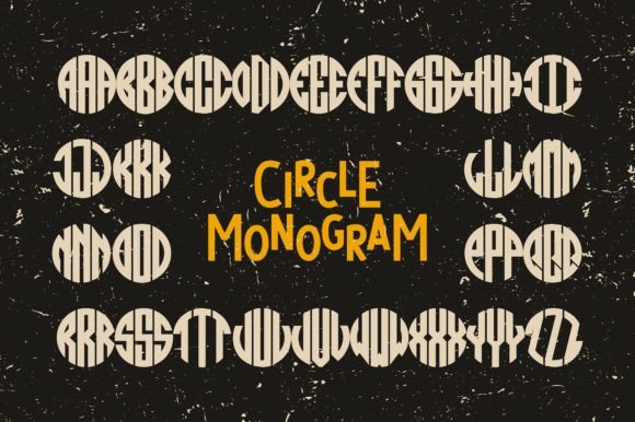 Circle Monogram: Crafting Timeless Brand Identity