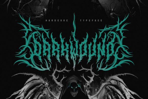 Darkwound: A Typeface That Bites Back