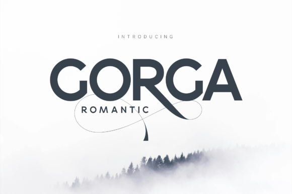 Gorga Romantic: A Modern Typeface with a Flourish
