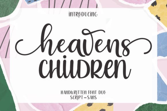 Heavens Children Duo: The Creative Font Pairing for Modern Projects