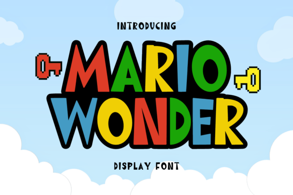 Mario Wonder: A Font That Brings Playful Energy to Your Designs