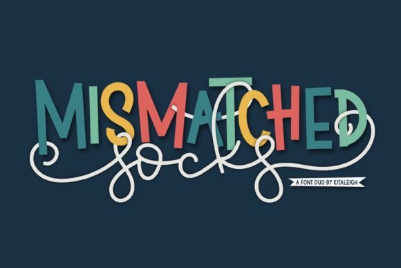 Mismatched Socks: A Font Duo with Quirky Charm