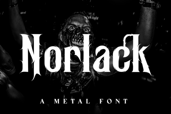 Norlack: A Metal Blackletter Font for Bold Branding