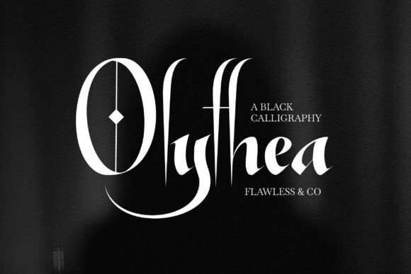 Olythea: Dark Elegance for Modern Typography