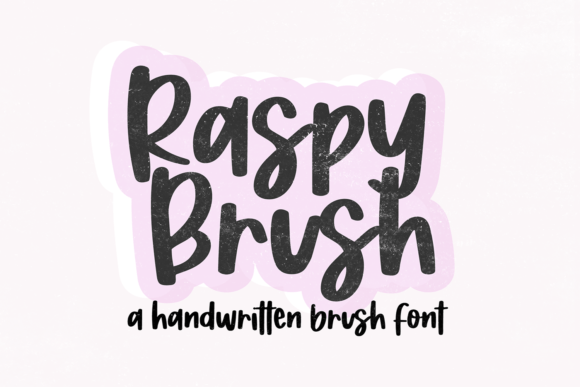 Raspy Brush: Your Go-To Font for Authentic, Handmade Vibes