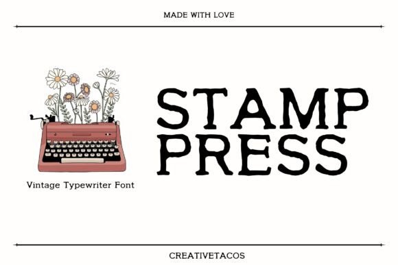 Stamp Press: Capturing Authentic Vintage Typewriter Charm