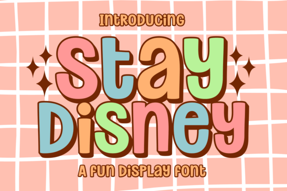 Stay Disney: A Playful Display Font for Joyful Design
