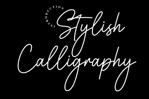 Stylish Calligraphy: An Elegant Script for Modern Design