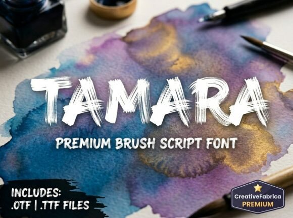 Tamara: The Decorative Display Typeface That Demands Attention