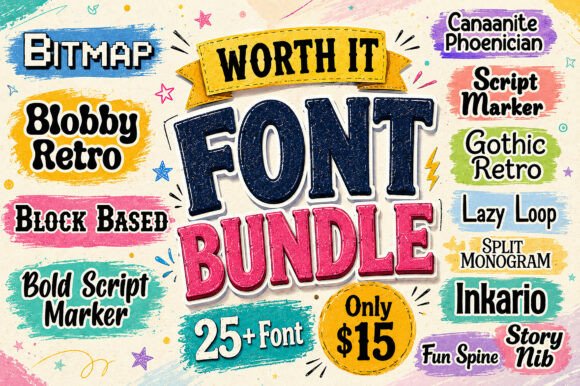 The Worth It Font Bundle: Your Shortcut to Standout Design