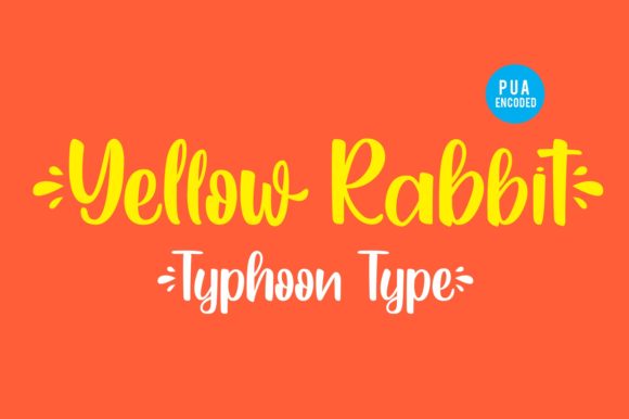 Yellow Rabbit: A Handwritten Font for Friendly Branding